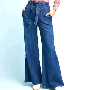 NWOT Pilcro and the letterpress wide leg jean